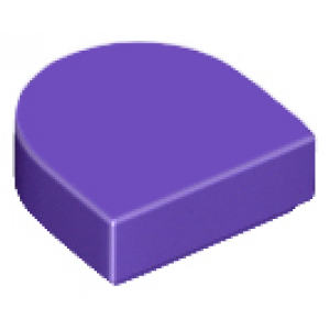 tegel 1x1 halfrond dark purple